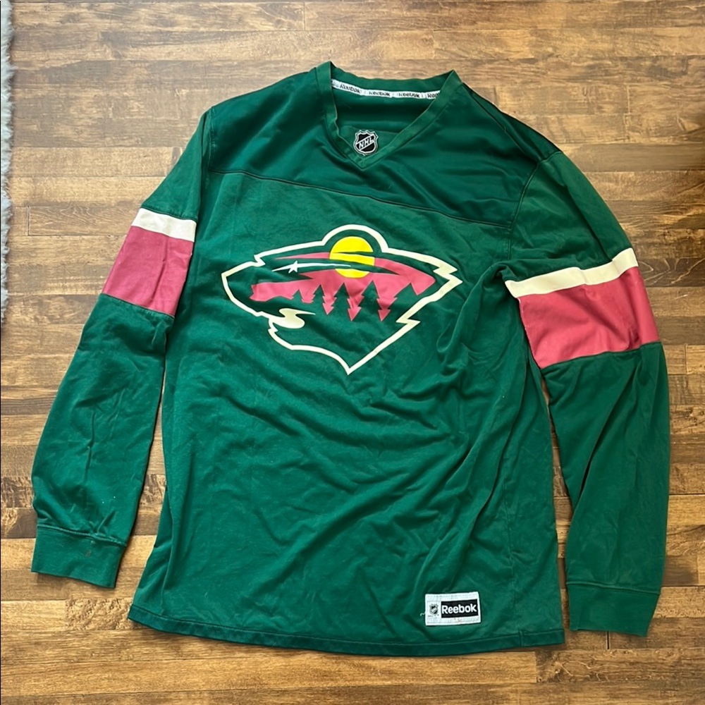 Minnesota Wild Hockey Men’s Jersey Shirt Niederreiter